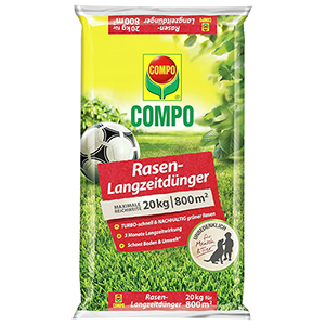 20kg COMPO Rasendünger für 800m² nur 38,95€ (statt 45€) – Prime