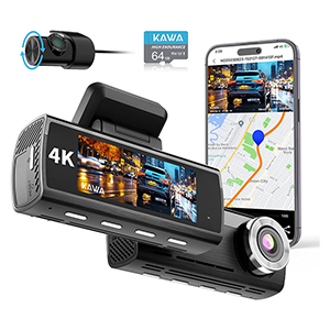 KAWA Ture 4K Dashcam (vorne & hinten) für nur 80,59€