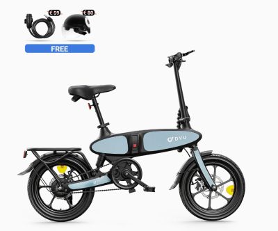 Faltbares E-Bike DYU C2 mit 16″ Rädern für nur 669€