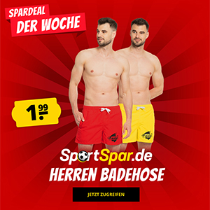 SportSpar.de El Sparenal Herren Badehose (2 Farben, S-2XL) für 5,94€