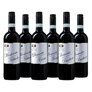 Fratelli A&R Piemonte Rotwein Collection (3x 2 Flaschen) für 34,99€