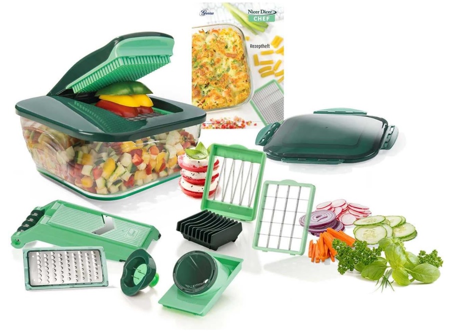 Genius Nicer Dicer Chef (15 Teile) Gemüseschneider für nur 38,15€ bei Prime-Versand