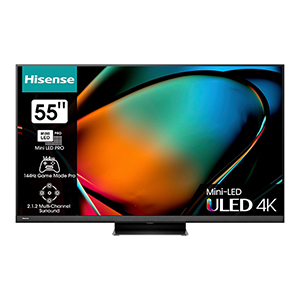 Hisense 55U8KQ 55 Zoll 4K Ultra HD Mini-LED-Fernseher für 828,95€