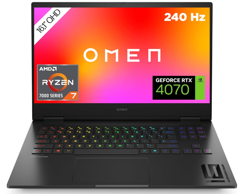 HP Omen Gaming Laptop (AMD Ryzen 7-7840HS, 32 GB RAM und NVIDIA RTX 4070) für nur 1599€ inkl. Versand