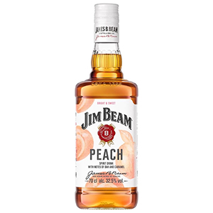 Jim Beam Peach Kentucky Straight Bourbon Whiskey für 13,29€ (statt 15€)