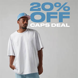 20% Extra-Rabatt auf über 170 verschiedene Caps im KICKZ Onlineshop