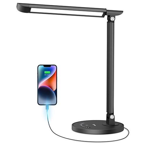 sympa LED Schreibtischlampe (dimmbare, 7 Helligkeitsstufen, 5 Farbtemperaturen) für 19,99€ – Prime