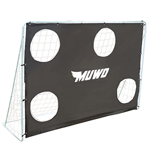 Jetzt nochmal günstiger: MUWO Fußballtor mit Torwand (217 x 153 cm) für nur 53,32€ inkl. Versand