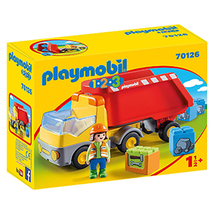 PLAYMOBIL 1.2.3 70126 Kipplaster für nur 7,99€ (statt 15€) – Prime