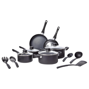 Amazon Basics 15-teiliges Kochgeschirr Set für 42,26€ (statt 69,99€)