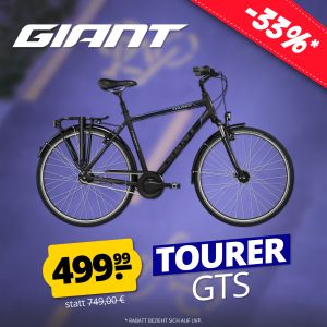GIANT Tourer GTS (2021) City-Trekking Fahrrad für 499,99€ (statt 698€)