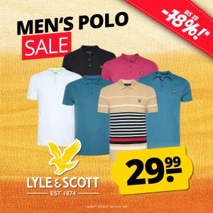 Lyle & Scott Herren Polos für 33,94€