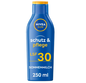 NIVEA SUN Schutz & Pflege Sonnenmilch LSF 30 250ml für 5,75€ (statt 8,95€) im Spar-Abo