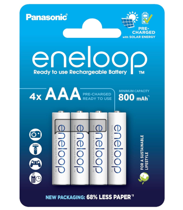 Panasonic eneloop AAA Micro Ni-MH Akku im 4er-Pack für nur 9,99€ bei Prime-Versand