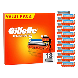 18er-Pack Gillette Fusion 5 Rasierklingen ab nur 42,17€ (statt 51€)