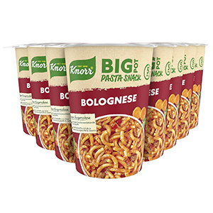 8x Knorr Big Pot Pasta Snack Bolognese ab nur 6,31€ – Prime Spar-Abo
