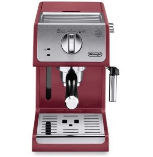 De’Longhi ECP33.21.R Siebträger-Espressomaschine (15 bar, 1100 Watt, Milchschaum, Tamper) für nur 126,96€ inkl. Versand