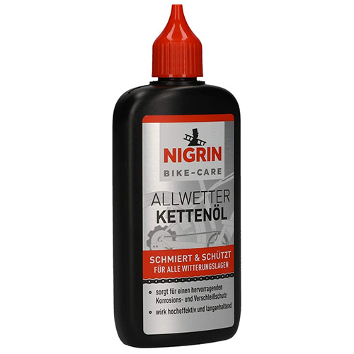 NIGRIN BIKE-CARE Allwetter-Kettenöl (100 ml) für nur 4,99€ – Prime