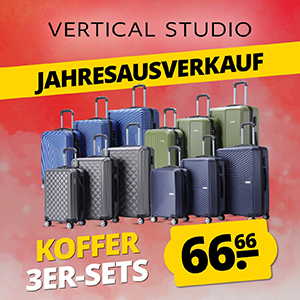 Top! VERTICAL STUDIO 3er-Kofferset (38 verschiedene Farben) ab nur 61,66€