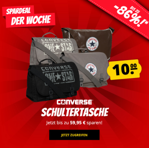 Converse Buckle Messenger One Star Schultertasche für 14,95€ (statt 49,95€)