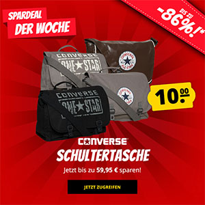 Verschiedene Converse Schultertaschen für nur je 14,95€ inkl. Versand