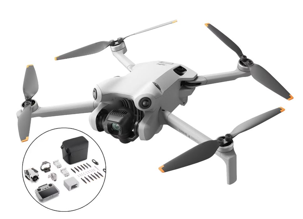 DJI Mini 4 Pro Drohne (inkl. Fernsteuerung, Ladestation, 3x Akku) für nur 904,95€ (statt 1.059€)