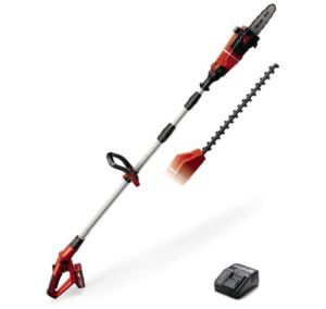 Einhell Akku Multifunktionswerkzeug GE-HC 18 Li T Kit (18V, 3Ah, 2-in-1 Heckenschere und Motorsäge, Oregon Schwert, inkl. Akku und Ladegerät) für nur 119,89€