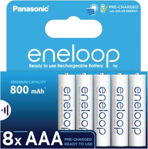 eneloop AAA Ni-MH Akku 8er-Pack für 15,99€ (statt 17,99€)