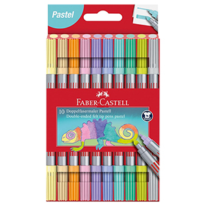 10er-Set Faber-Castell Pastell Filzstifte für nur 2,62€ inkl. Prime-Versand