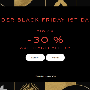 Black Week: 30% Rabatt auf über 800 Produkte im Fossil Onlineshop – Uhren, Schmuck & Accessoires