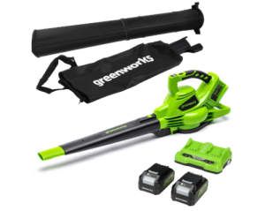 Greenworks 48V Akku Laubsauger & Bläser (bis 322 km/h) für nur 190,80€ inkl. Versand