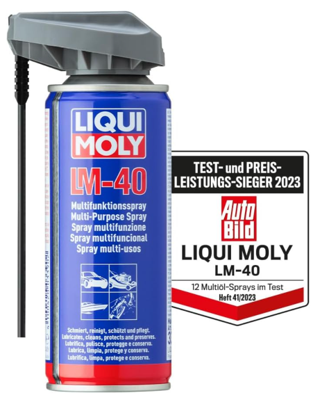 LIQUI MOLY LM 40 Multifunktionsspray 200 ml farblos für nur 5€ bei Prime-Versand