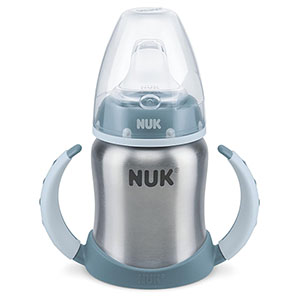 NUK Learner Cup Trinklernbecher aus Edelstahl (125 ml) für 8,45€ (statt 14€) – Prime