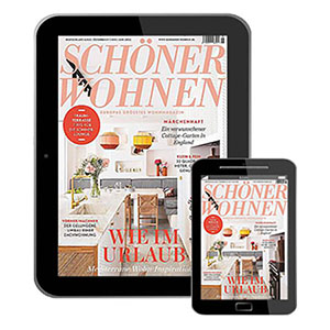 Top! Halbjahres-Abo (6 Ausgaben) SCHÖNER WOHNEN Digital E-Paper für 24,54€ – als Prämie: Gutscheine bis 25€