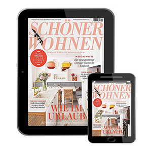 Knaller! Jahresabo (12 Ausgaben) SCHÖNER WOHNEN E-Paper ab 39,17€ – als Prämie: Gutscheine bis zu 40€