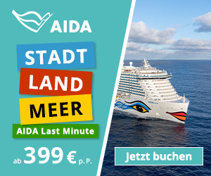 AIDA Last Minute Kreuzfahrten schon ab 399€ p.P.