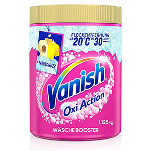 Vanish Oxi Action Pulver Pink Fleckenentferner ohne Chlor ab 7,99€ (statt 12€)