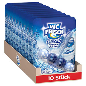 10er-Pack WC FRISCH Kraft Aktiv WC Reiniger für nur 11,92€ (statt 14,90€) – Prime