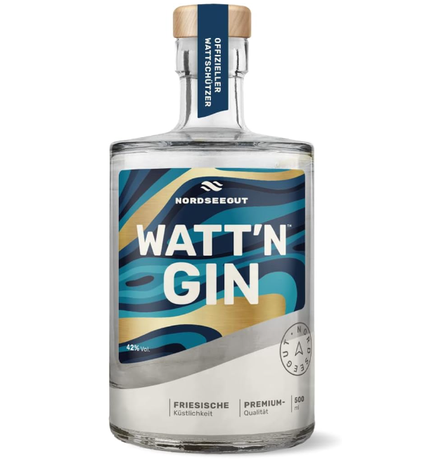 NORDSEEGUT WATT`N GIN 0.5L – Nordsee Premium Dry Gin 42% für nur 19,95€ bei Prime inkl. Versand