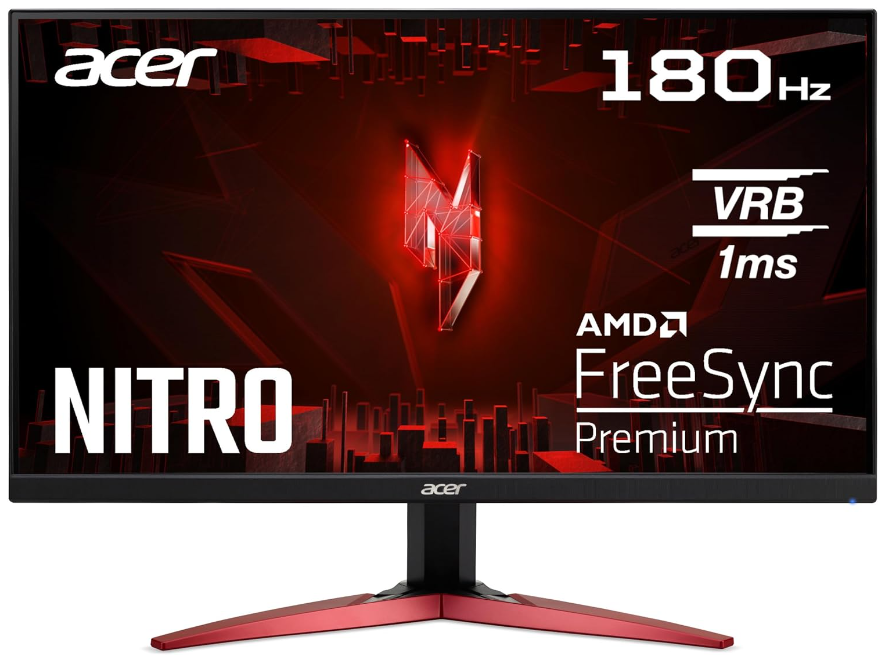 Acer Nitro KG241YS3 Gaming Monitor 23,8 Zoll (60 cm Bildschirm) Full HD, 180Hz für nur 109,75€ inkl. Versand