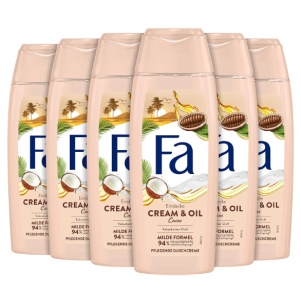 FA Duschgel Cream & Oil Cacao 6 x 250ml für 4,75€ (statt 5,28€)