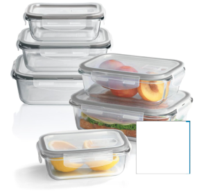 GOURMETmaxx Glas-Frischhaltedosen Klick-it 6er Set für 24,99€ (statt 34,99€)