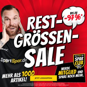 Bis 12 Uhr: SportSpar Restgrößen-Sale mit bis zu 97% Rabatt auf über 1.000 Artikel