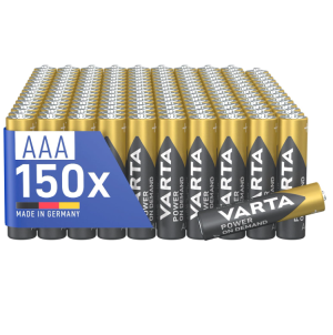 VARTA AAA Batterien 150 Stück für 37,33€ (statt 59,99€)