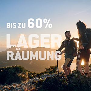 Bergfreunde: Bis zu 60% Rabatt im Lagerräumung Sale mit über 17.100 Produkten