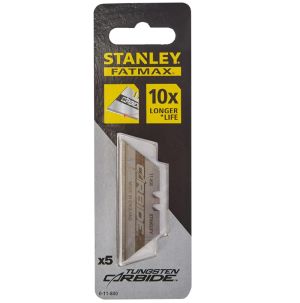 5er Pack Stanley FatMax Carbide Trapezklingen Pro 0-11-800 (Wolframcarbid-beschichtete Hartmetalllegierung) für 5,97€