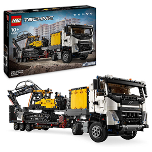 LEGO Technic 42175 Volvo FMX LKW mit EC230 Electric Raupenbagger für 129,90€ (statt 147€)