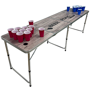 MUWO Bierpong Tisch Set (4 Designs) mit 22 Bechern für nur 54,44€ (statt 70€)