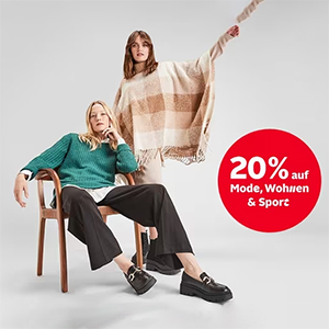 Mindestens 20% Extra-Rabatt auf Mode, Wohnen & Sport im OTTO Onlineshop