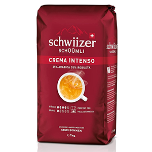 1kg Schwiizer Schüümli Crema Intenso Kaffeebohnen für nur 10,78€ (statt 15,29€)